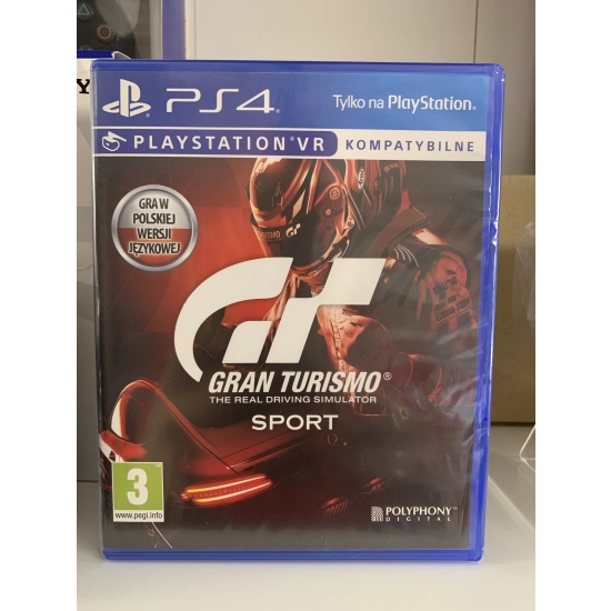 GRA Gran Turismo SPORT BOX DVD Używana PlayStation 4, PS4
