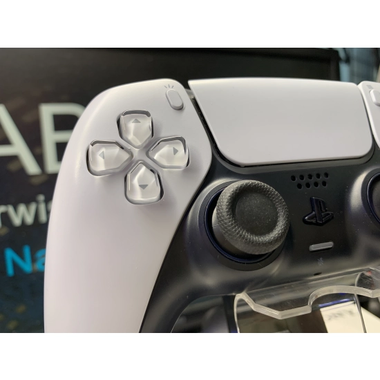 Kontroler PAD ODNOWIONY  Oryginalny DualSense PS5 ZCT1W Analogi TMR NO DRIFT Biały Klasa A