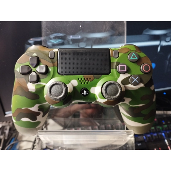 Kontroler PAD Dualshock 4 V2 MORO Green Camouflage Analogi TMR ZERO DRIFTU! NOWA klasa A ODNOWIONY 12MC GW!