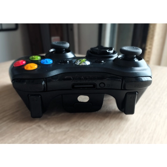 PAD bezprzewodowy Kontroler Microsoft XBOX360 Model:1403 ORYG. GW12 MC CZARNY