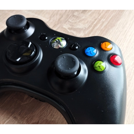 PAD bezprzewodowy Kontroler Microsoft XBOX360 Model:1403 ORYG. GW12 MC CZARNY