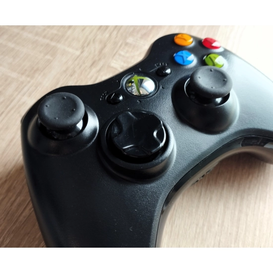 PAD bezprzewodowy Kontroler Microsoft XBOX360 Model:1403 ORYG. GW12 MC CZARNY