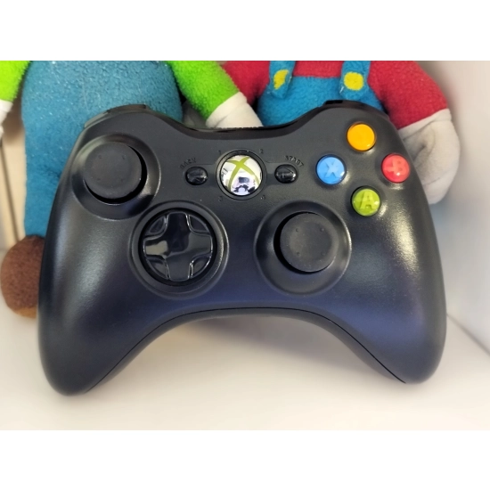 PAD bezprzewodowy Kontroler Microsoft XBOX360 Model:1403 ORYG. GW12 MC CZARNY