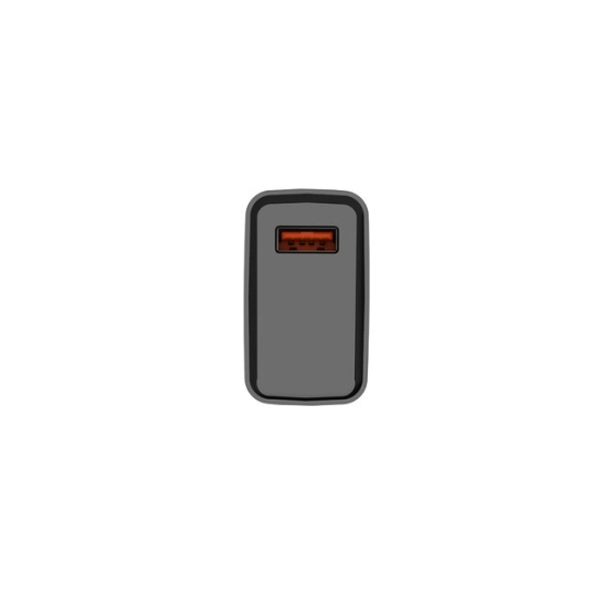 Ładowarka sieciowa Natec Ribera 18W USB-A – Czarna, Szybkie Ładowanie