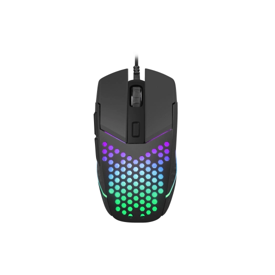 Mysz Fury Battler 6400 DPI dla graczy Gamingowa podświetlenie RGB