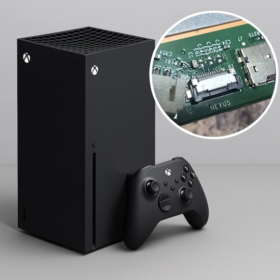 Usługa wymiany złącza FPC NEXUS w konsoli Microsoft XBOX Series X + Konserwacja APU