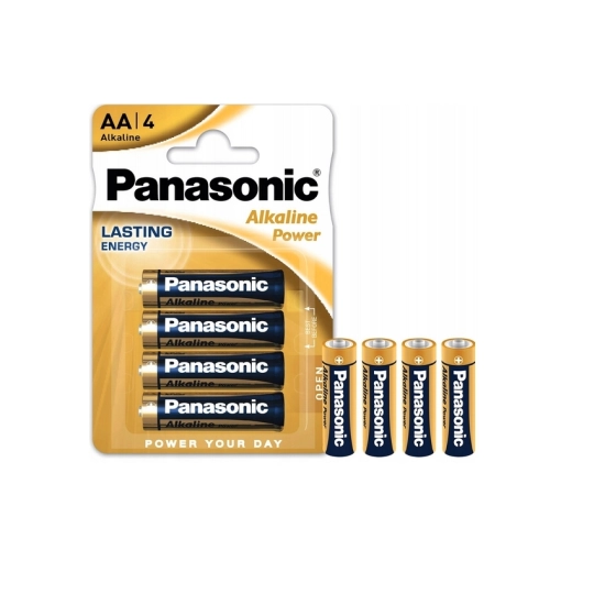 Bateria Alkaliczna AA Panasonic 1 Pack = Power 4S