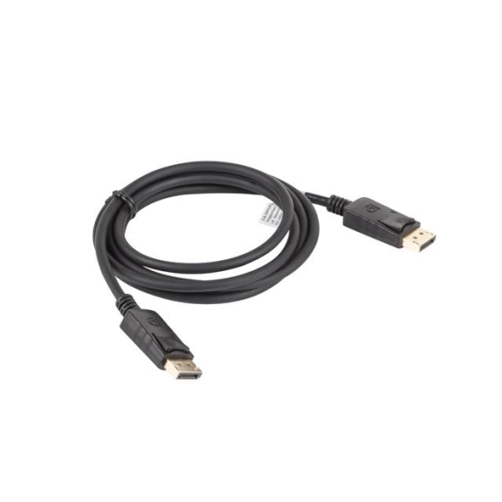 Kabel DisplayPort Lanberg M/M 1,8m 4K v1.2 AWG: 30 czarny