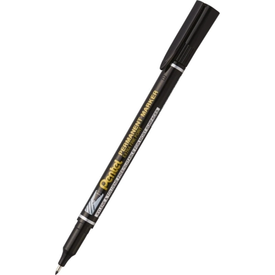 Marker PISAK permanentny cienki 1,6mm czarny PENTEL 1szt