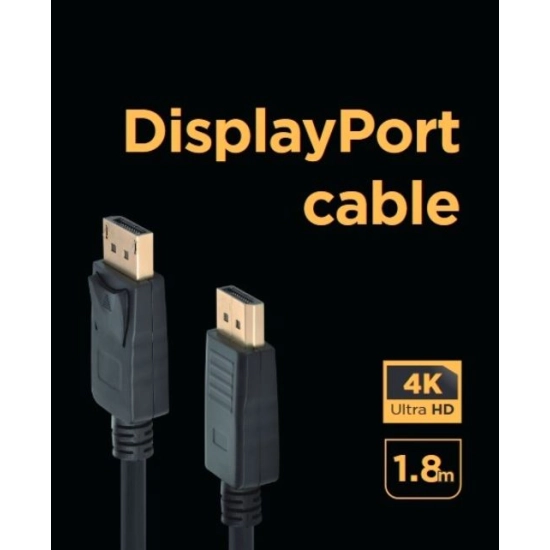 KABEL DISPLAYPORT -DISPLAYPORT V1.2 4K 1,8M  - Dp-DP
