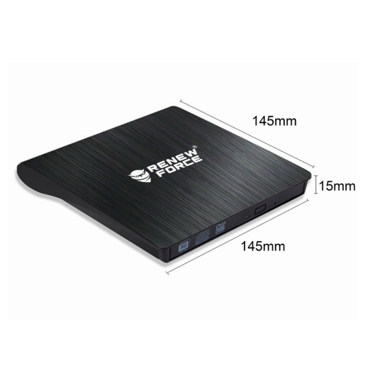 NAPĘD CD-R/DVD-ROM/RW ZEWNĘTRZNY USB 3.0 NAGRYWARKA CD PRZENOŚNY ODTWARZACZ