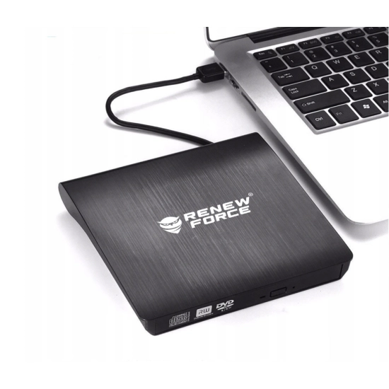 NAPĘD CD-R/DVD-ROM/RW ZEWNĘTRZNY USB 3.0 NAGRYWARKA CD PRZENOŚNY ODTWARZACZ