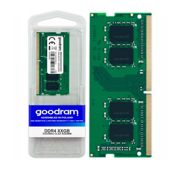NOWA Pamięć RAM do Laptopa DDR4 GOODRAM 8GB 3200MHz CL22 SODIMM