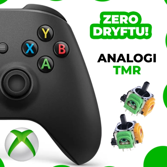 Usługa wymiany analogów Hall TMR! w padzie XBOX One / Series - Komplet Lewy + Prawy
