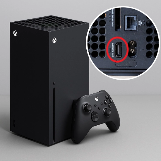 Usługa wymiany portu HDMI w konsoli XBOX Series X + Konserwacja układu chłodzenia