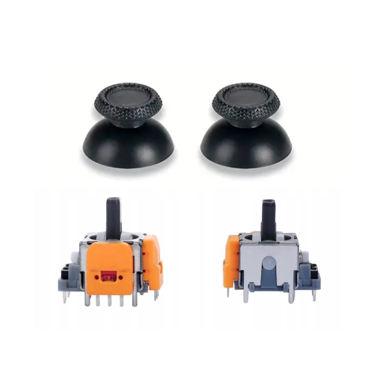 Analogi Hall 3D do kontrolera Dualsense PS5 PlayStation 5 Magnetyczne zestaw L+P z grzybkami
