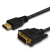 Kabel HDMI do DVI-D 18+1 Savio Black pozłacany