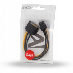 Kabel zasilający Karta graficzna 6pin SATA PCI-E