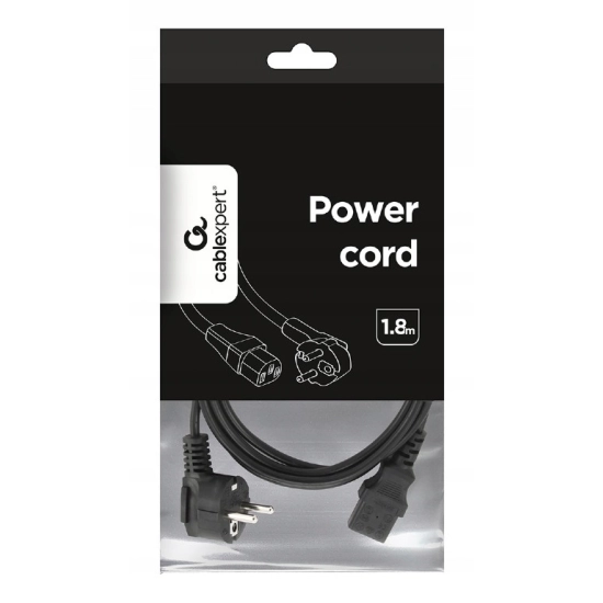 Kabel zasilający komputerowy IEC C13 3 PIN PC UPS