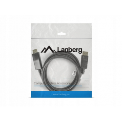Kabel Lanberg DisplayPort do HDMI 1M FullHD 60Hz