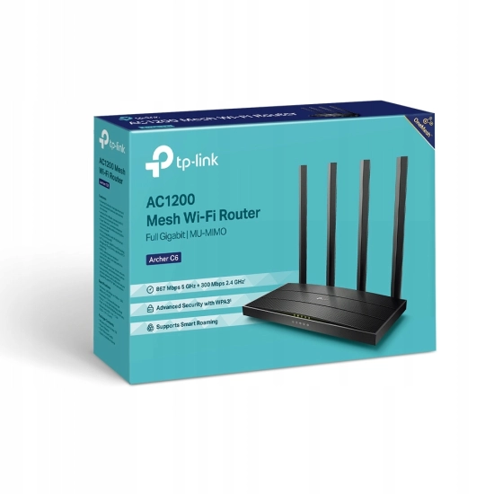 Gigabitowy Router TP-LINK Archer C6 2.4/5GHz DSL