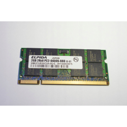 Pamięć RAM 1x2GB ELPIDA PC2-6400S DDR2 2Rx8 NR03