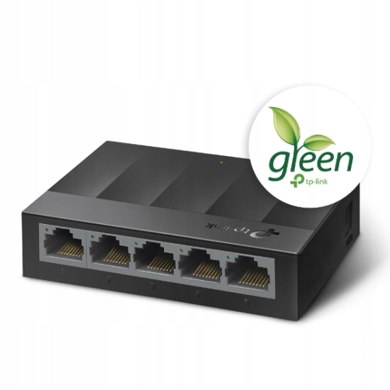 Szybki Switch TP-LINK Gigabitowy 5 portów RJ45 LAN 1Gb/s LiteWave Plug&Play