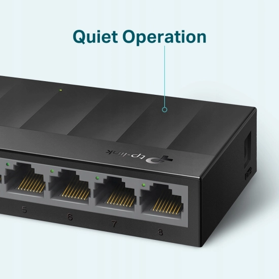 Szybki Switch TP-LINK Gigabitowy 8 portów RJ45 LAN 1Gb/s LiteWave Plug&Play