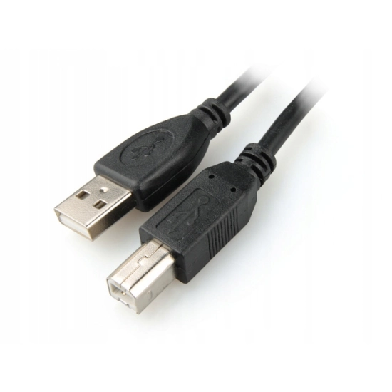 KABEL DO DRUKARKI SKANERA USB A-B Przewód 1.8m czarny Lanberg