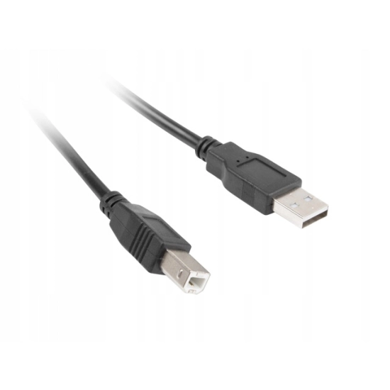KABEL DO DRUKARKI SKANERA USB A-B Przewód 1.8m czarny Lanberg