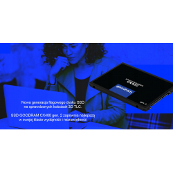 Dysk SSD GoodRam CX400 256GB 3D Gen2 SATA III 6Gb