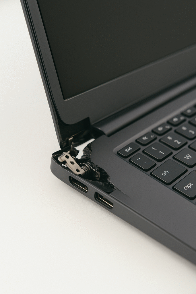 Uszkodzona obudowa w laptopie 3