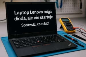 Laptop lenovo miga dioda, ale nie startuje