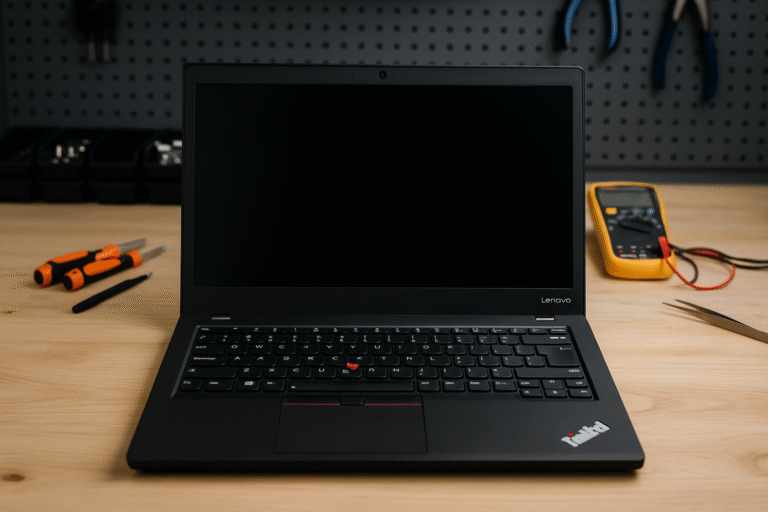 Laptop Lenovo włącza się i od razu wyłącza.