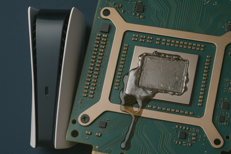Konsole PS5 przegrzewają się po 2-3 latach? Problemy z ciekłym metalem na globalną skalę.