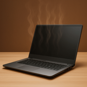 Laptop dell gorący nawet przy małym obciążeniu
