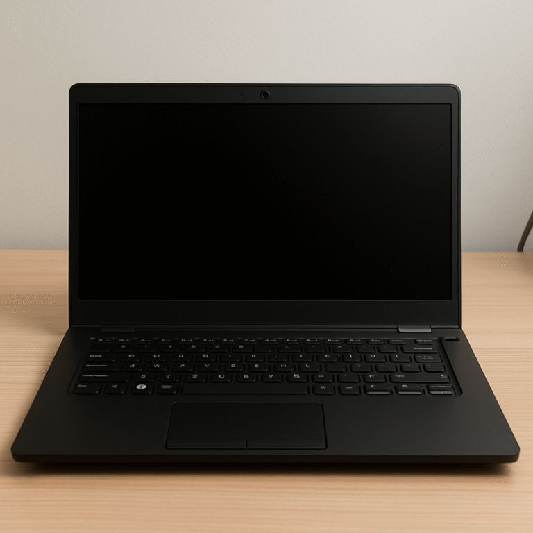 Laptop Dell się włącza, ale ekran jest czarny