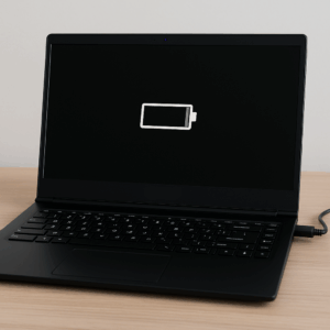 Msi podłączony, nie ładuje baterii