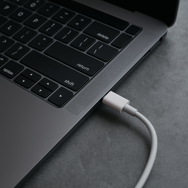 MacBook nie ładuje się przez USB-C