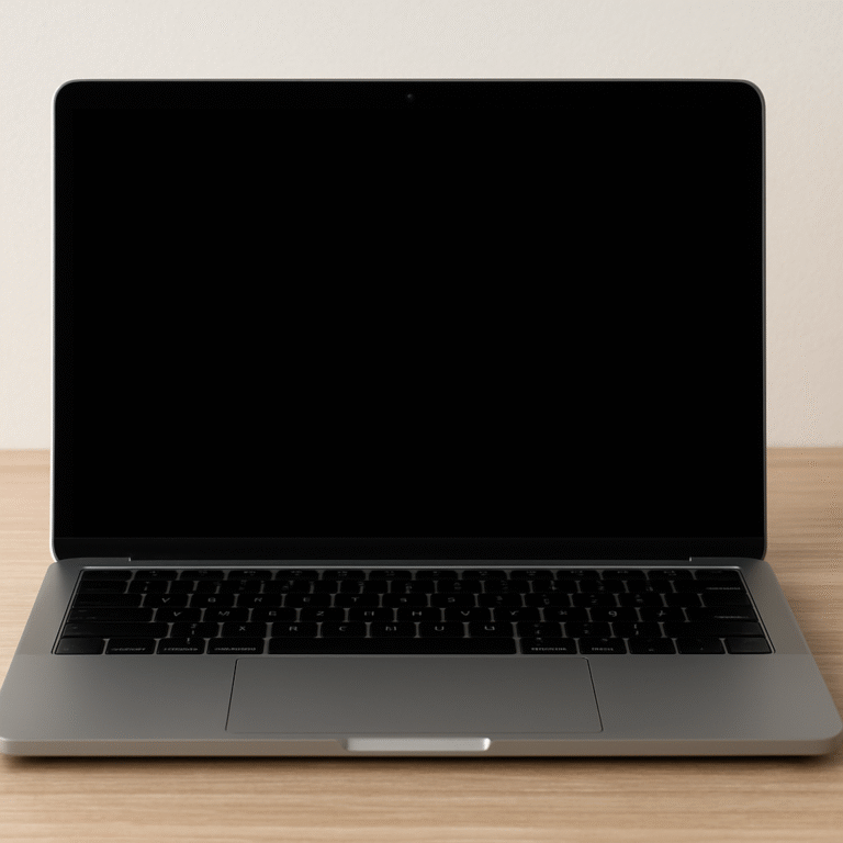 MacBook nie włącza się, czarny ekran