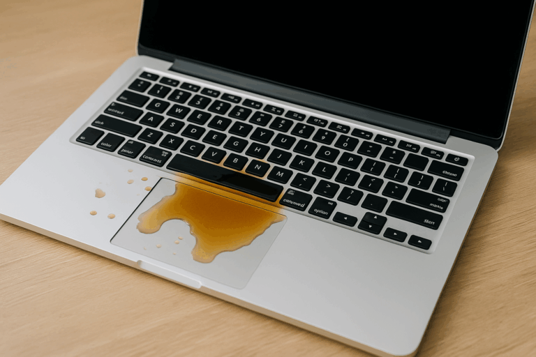 MacBook po zalaniu nie działa