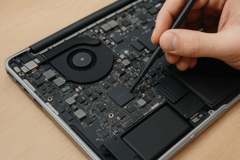 MacBook wymiana układu PCH, T2, SMC