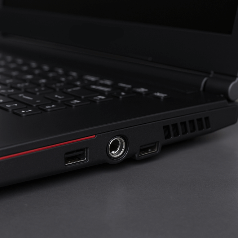 Uszkodzone gniazdo zasilania w laptopie MSI