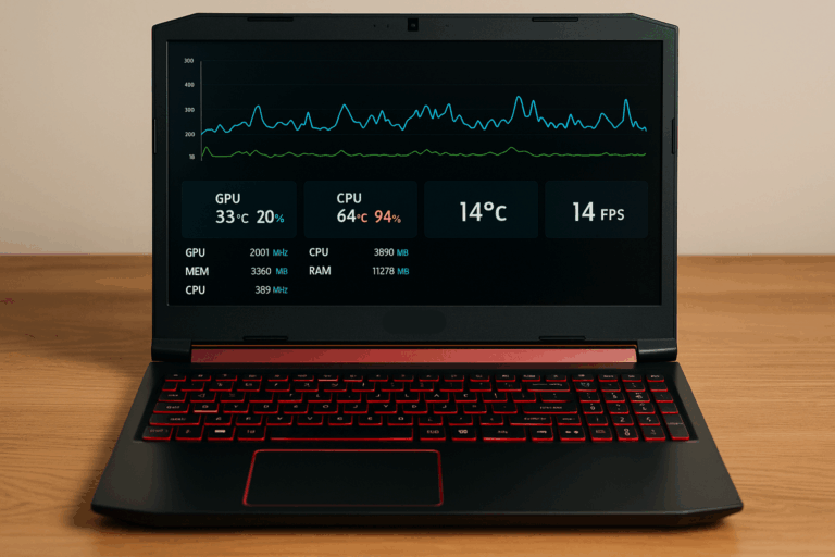 FPS-y spadają w Acer Nitro