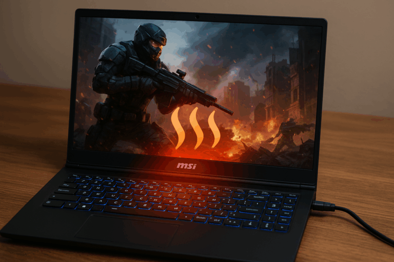 Laptop MSI się przegrzewa podczas gry