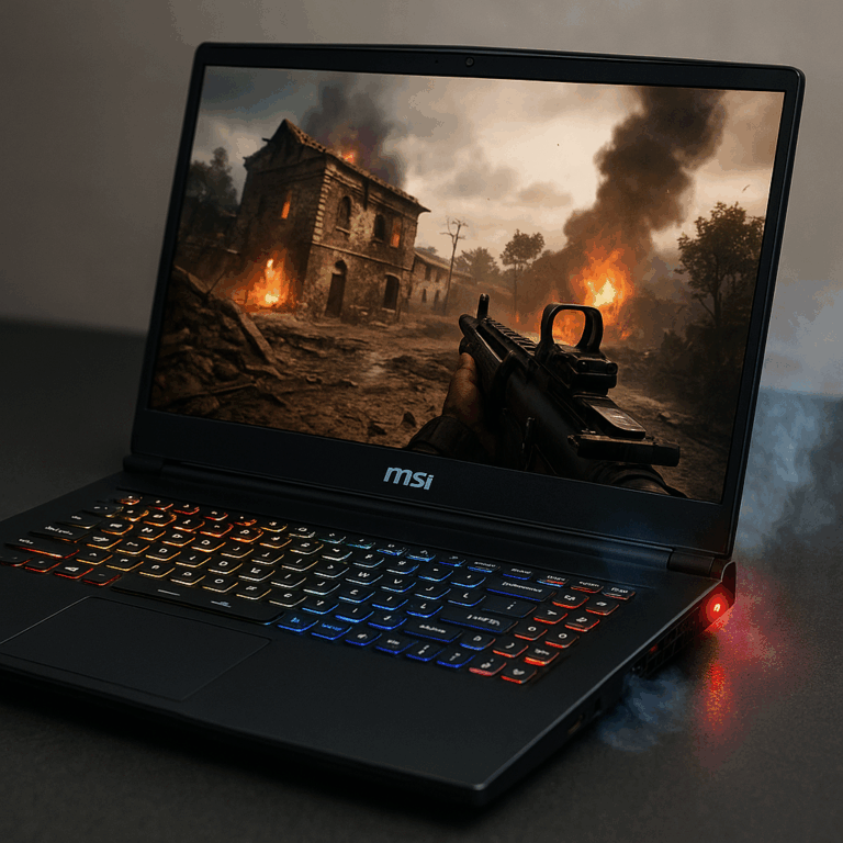 Laptop MSI się wyłącza przy obciążeniu GPU – przyczyny i naprawa