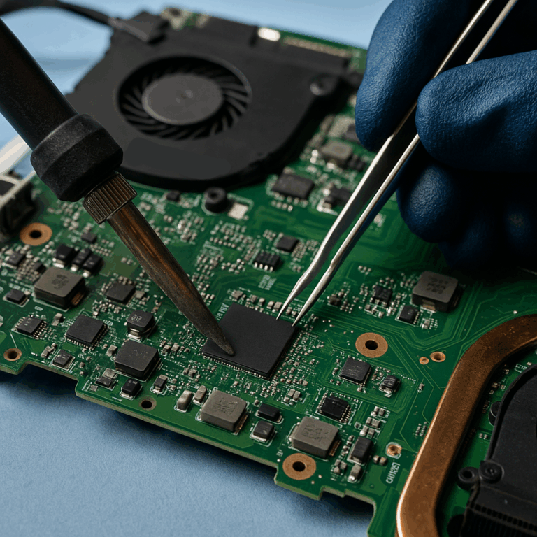 Naprawa płyty głównej MSI