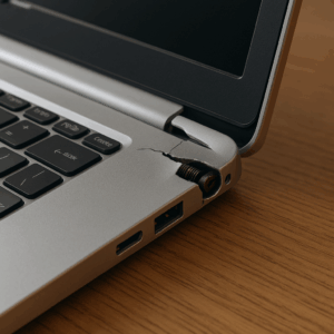 Uszkodzone zawiasy w laptopie dell