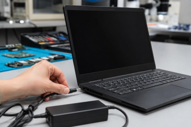 Laptop nie wykrywa zasilacza Dell